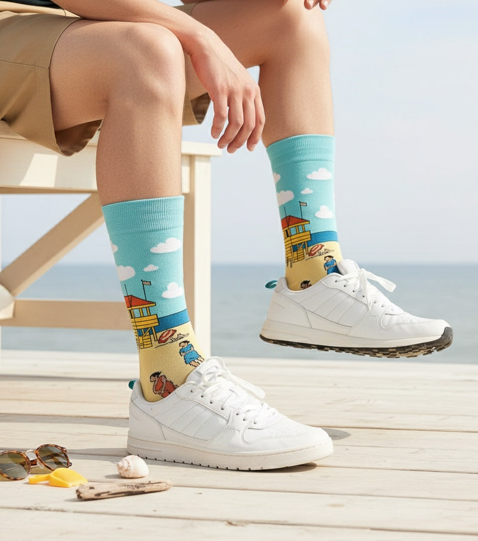 BG beach socks גרביים חוף