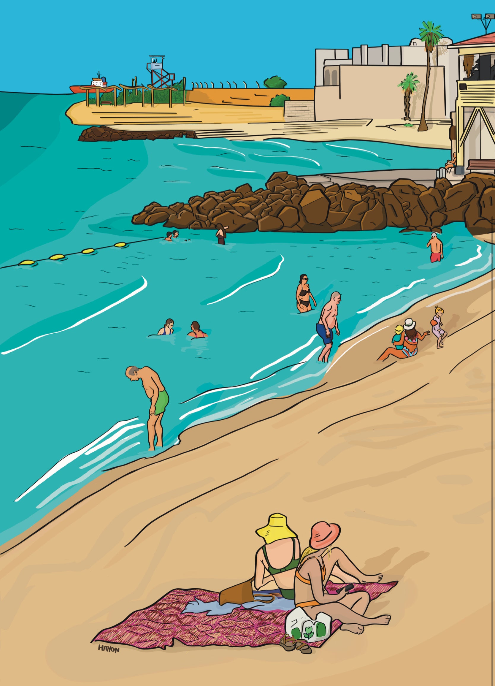 Bat Galim Beach חוף בת גלים