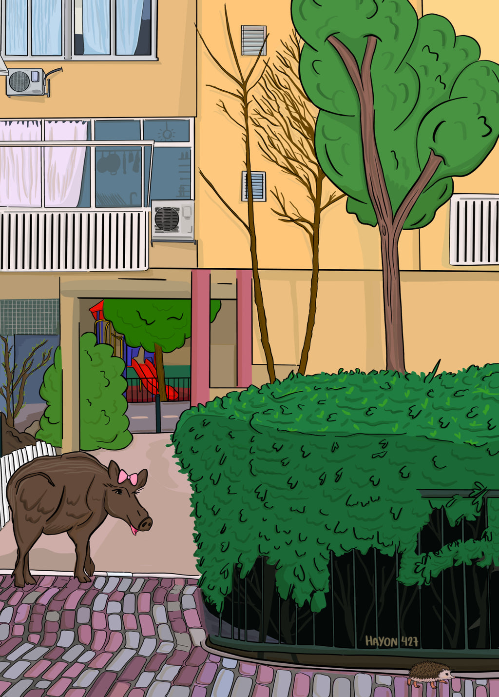 חזירה בשיכון