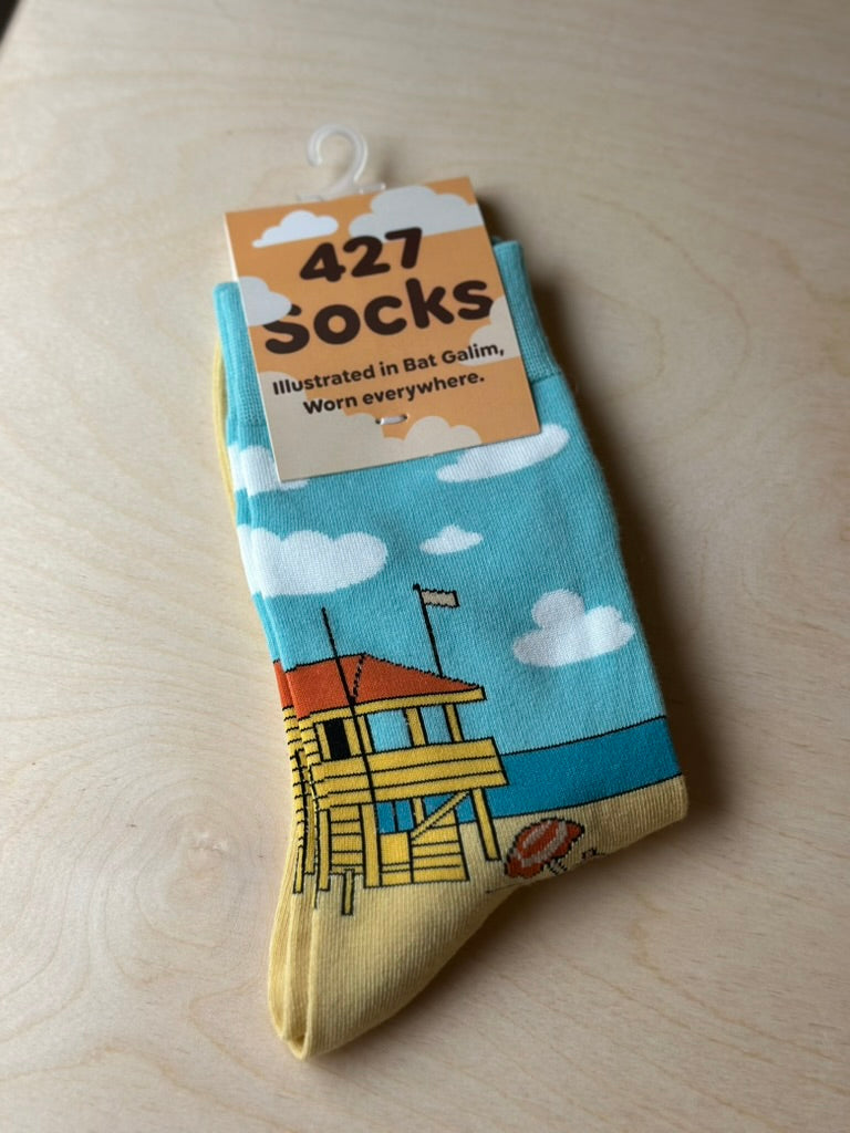 BG beach socks גרביים חוף