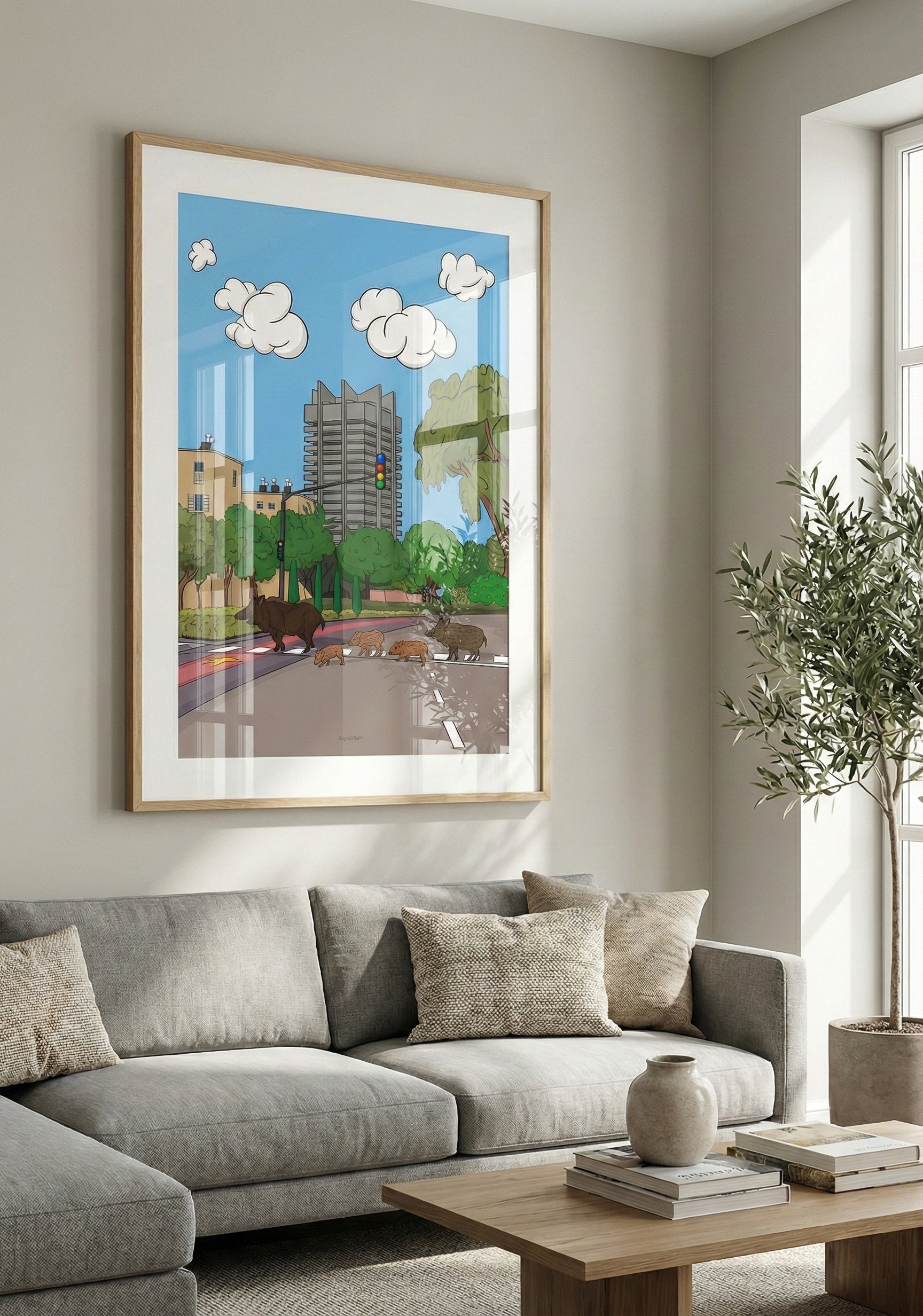 חזירים בקרית אליעזר Boars Family